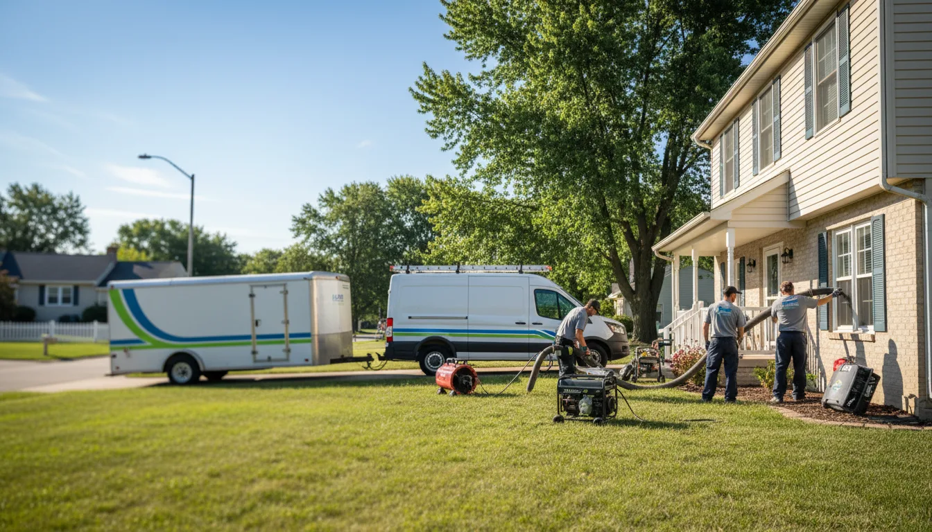 Flooded Basement Restoration And Cleanup With Repair in Neenah, WI near me